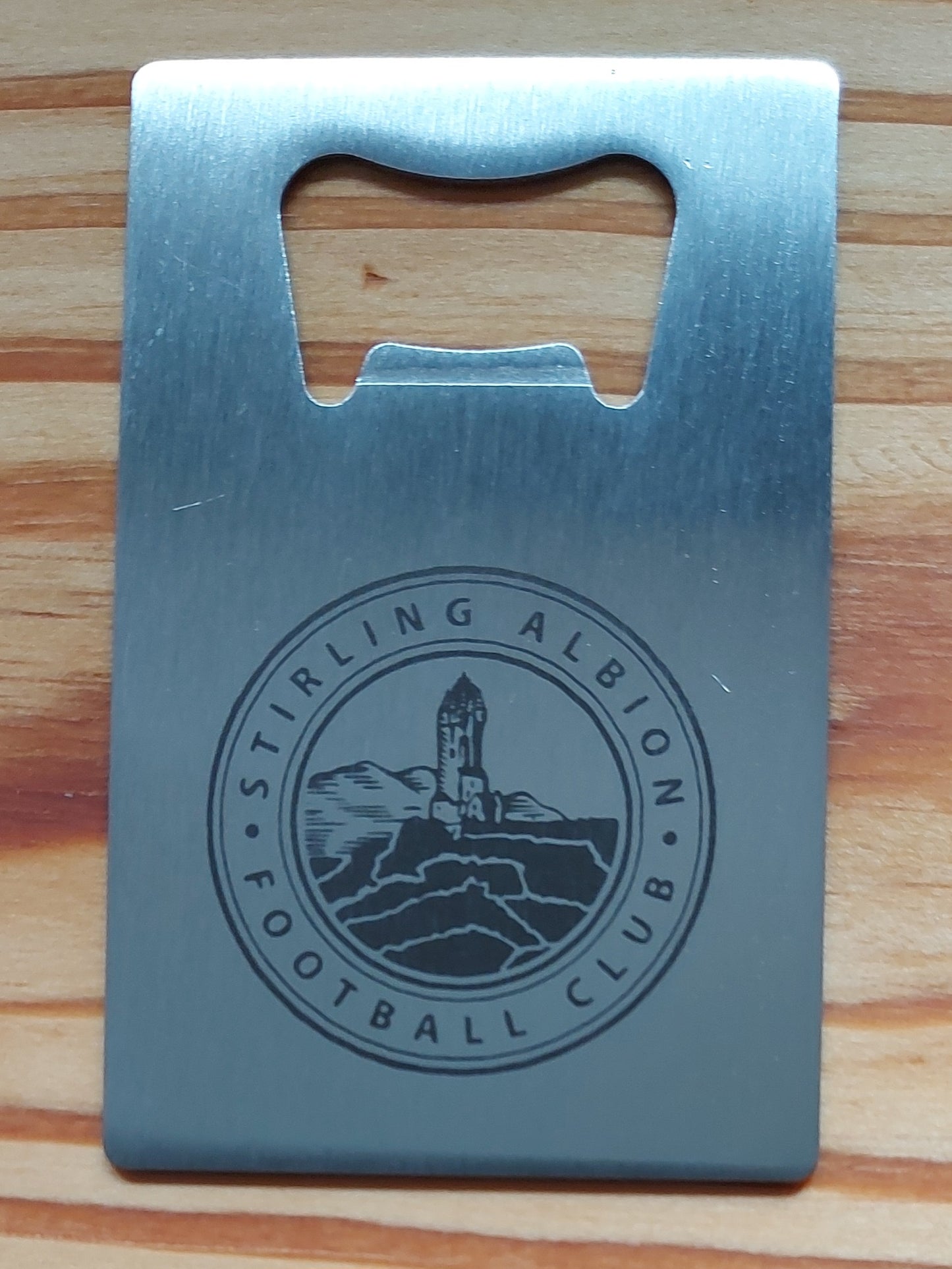 Laser Engraved Credit Card Sized Bottle Opener