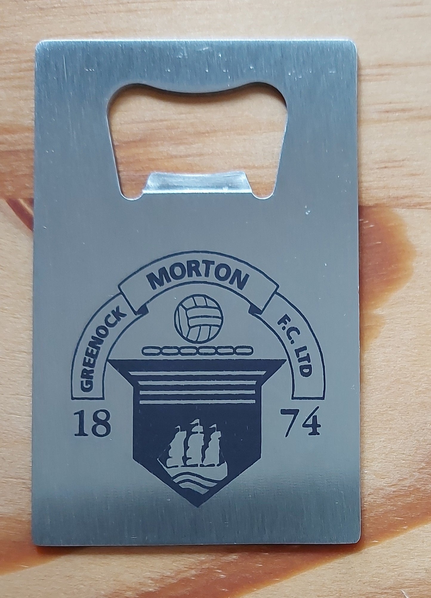 Laser Engraved Credit Card Sized Bottle Opener