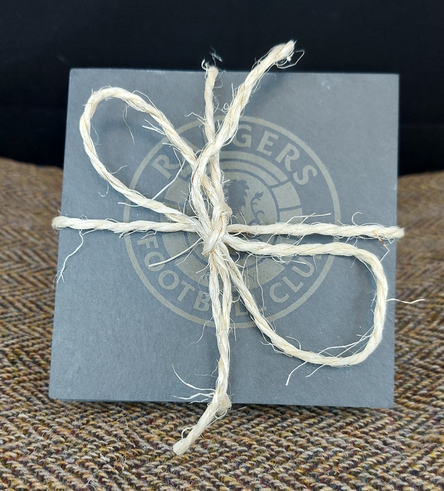 High Quality Laser Engraved Slate Coasters Set of 4