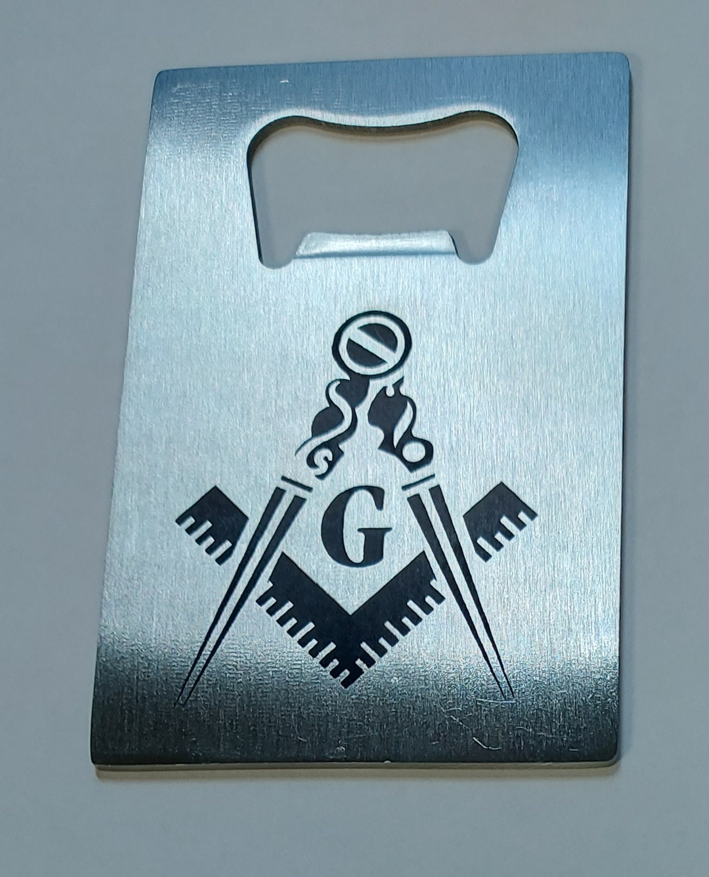 Laser Engraved Credit Card Sized Bottle Opener