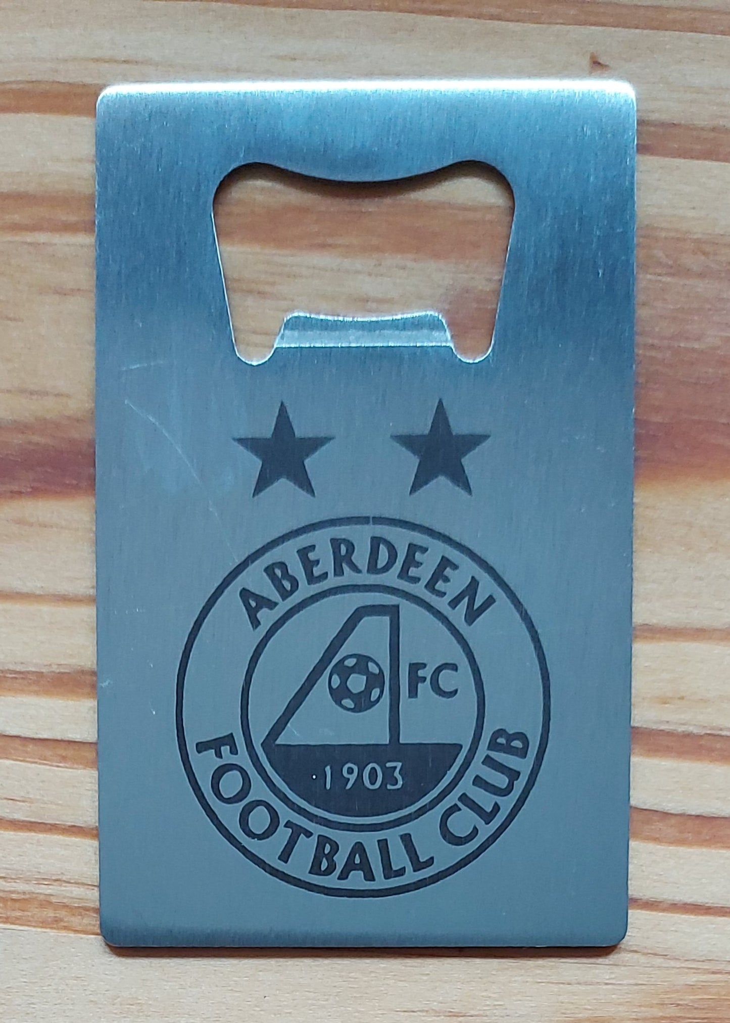 Laser Engraved Credit Card Sized Bottle Opener