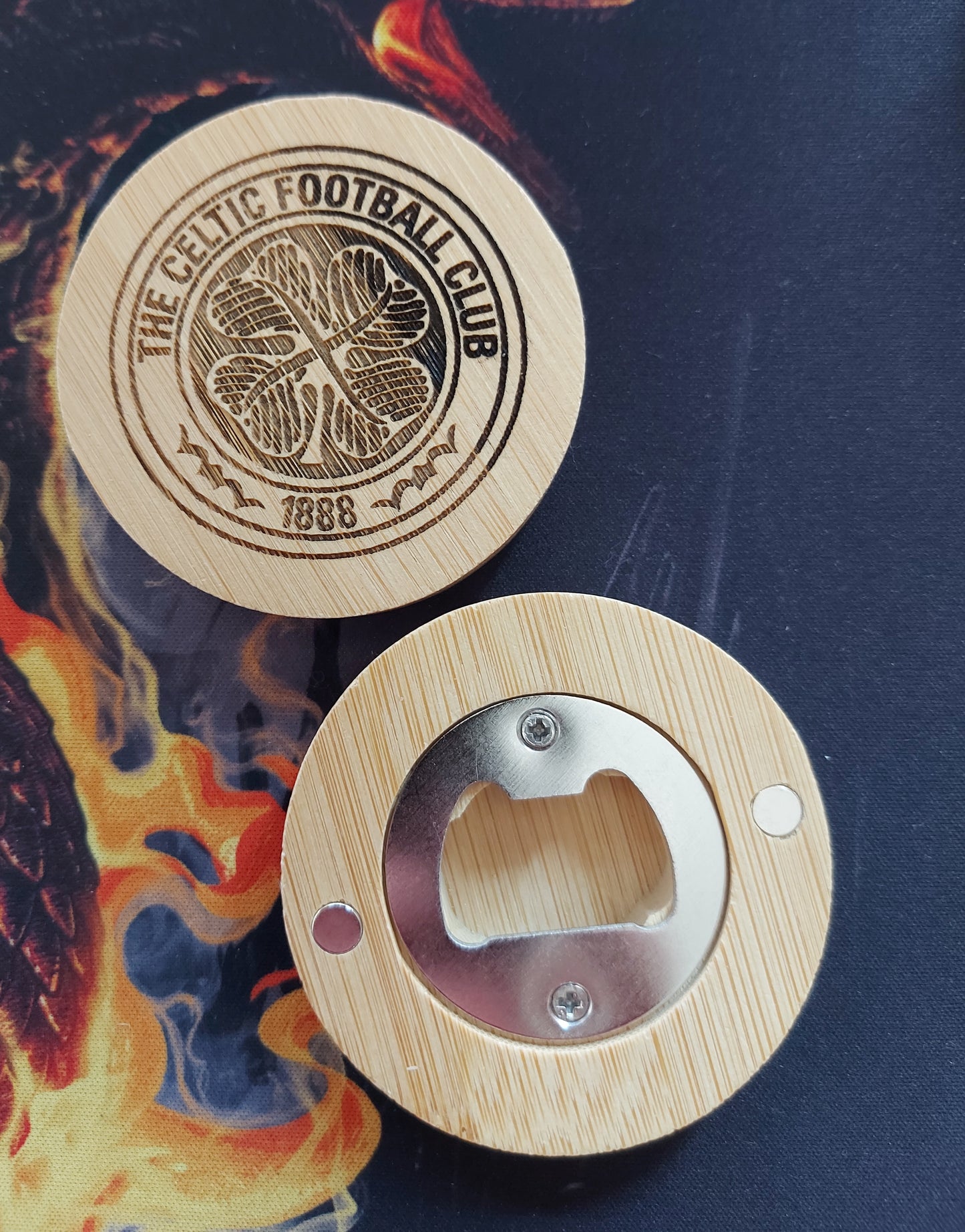 Laser Engraved Fridge Magnet Bottle Openers