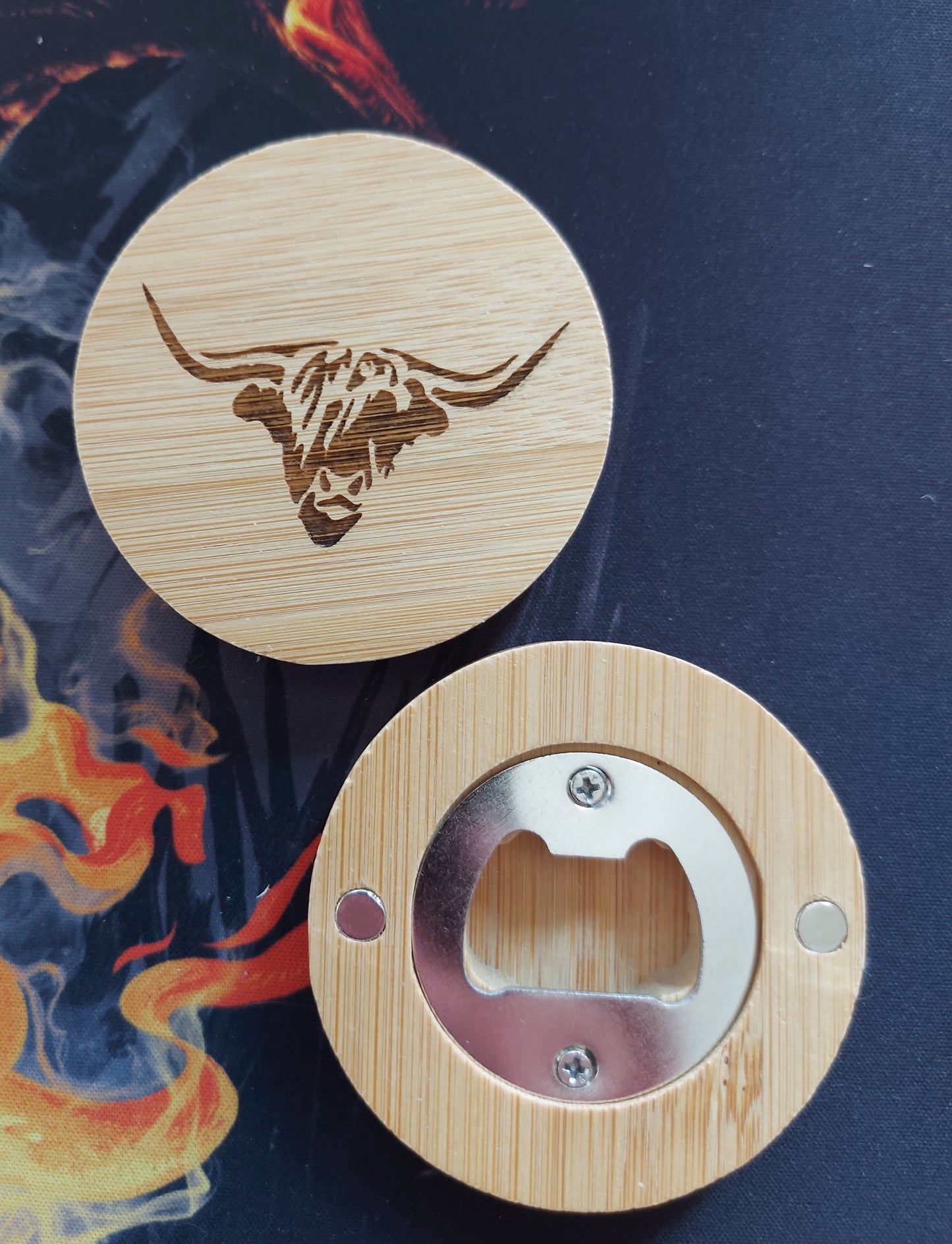 Laser Engraved Fridge Magnet Bottle Openers