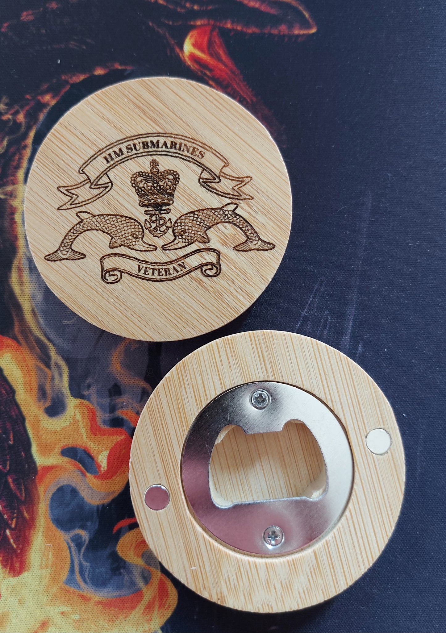 Laser Engraved Fridge Magnet Bottle Openers