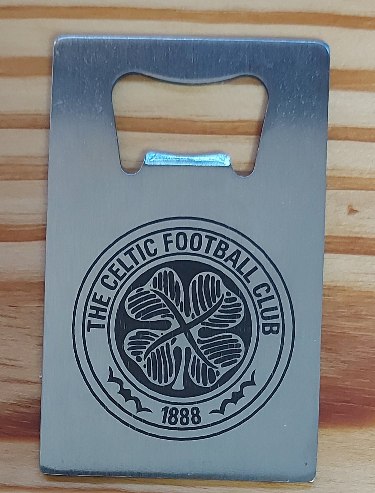 Laser Engraved Credit Card Sized Bottle Opener