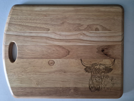 Laser Engraved Large Heavyweight Chopping Board