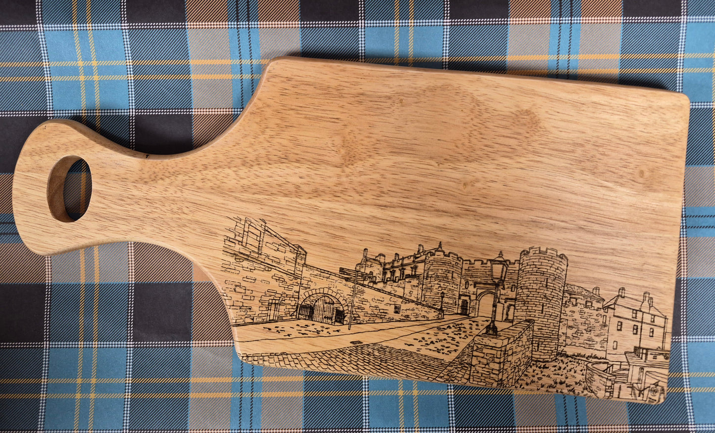 LASER ENGRAVED SOLID WOOD CHEESE / CHOPPING / SERVING BOARDS