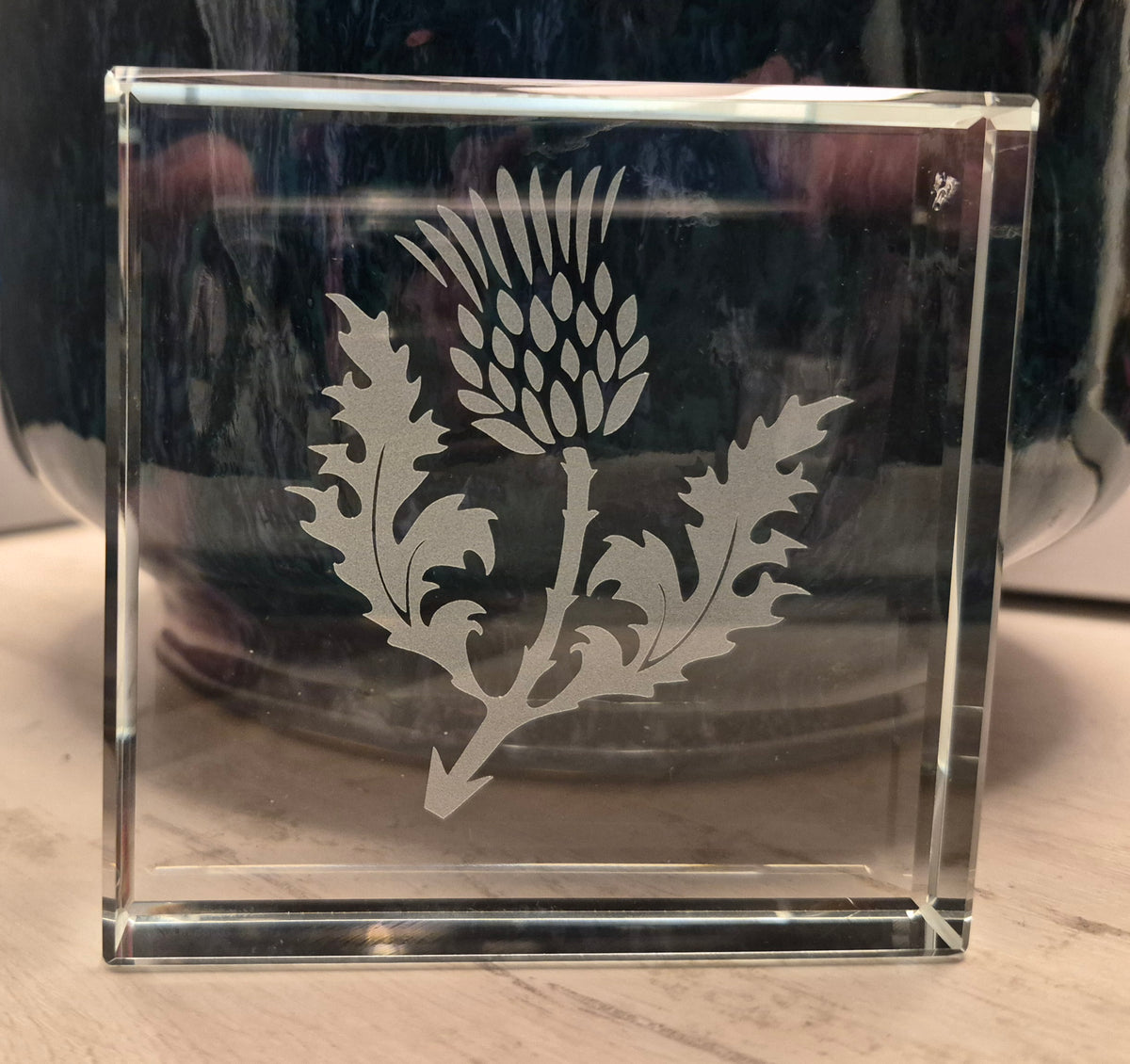 Stunning Laser Engraved Ornamental Glass Blocks