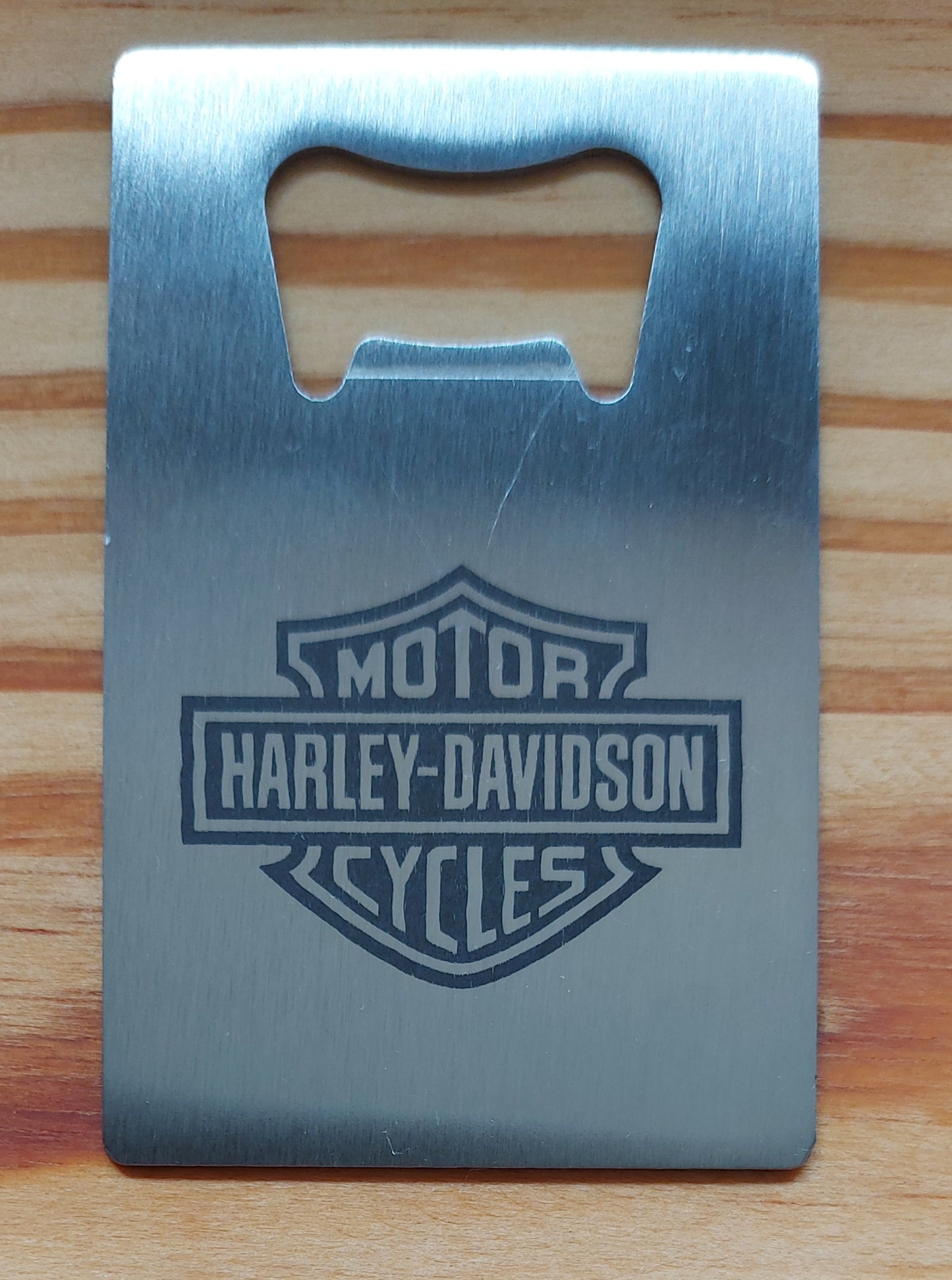 Laser Engraved Credit Card Sized Bottle Opener