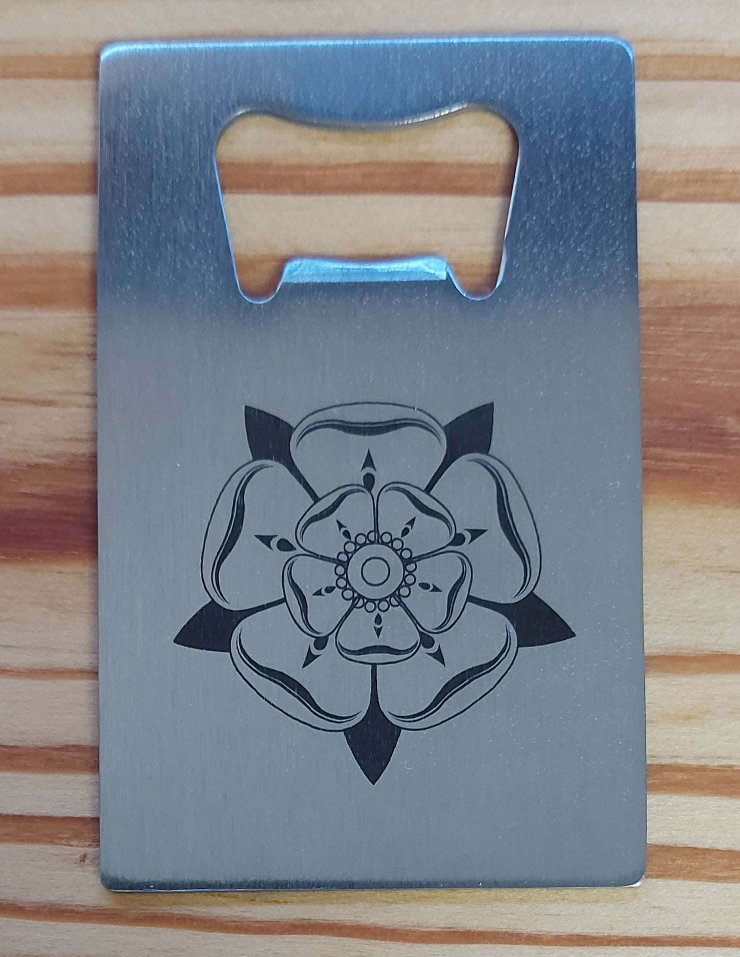 Laser Engraved Credit Card Sized Bottle Opener