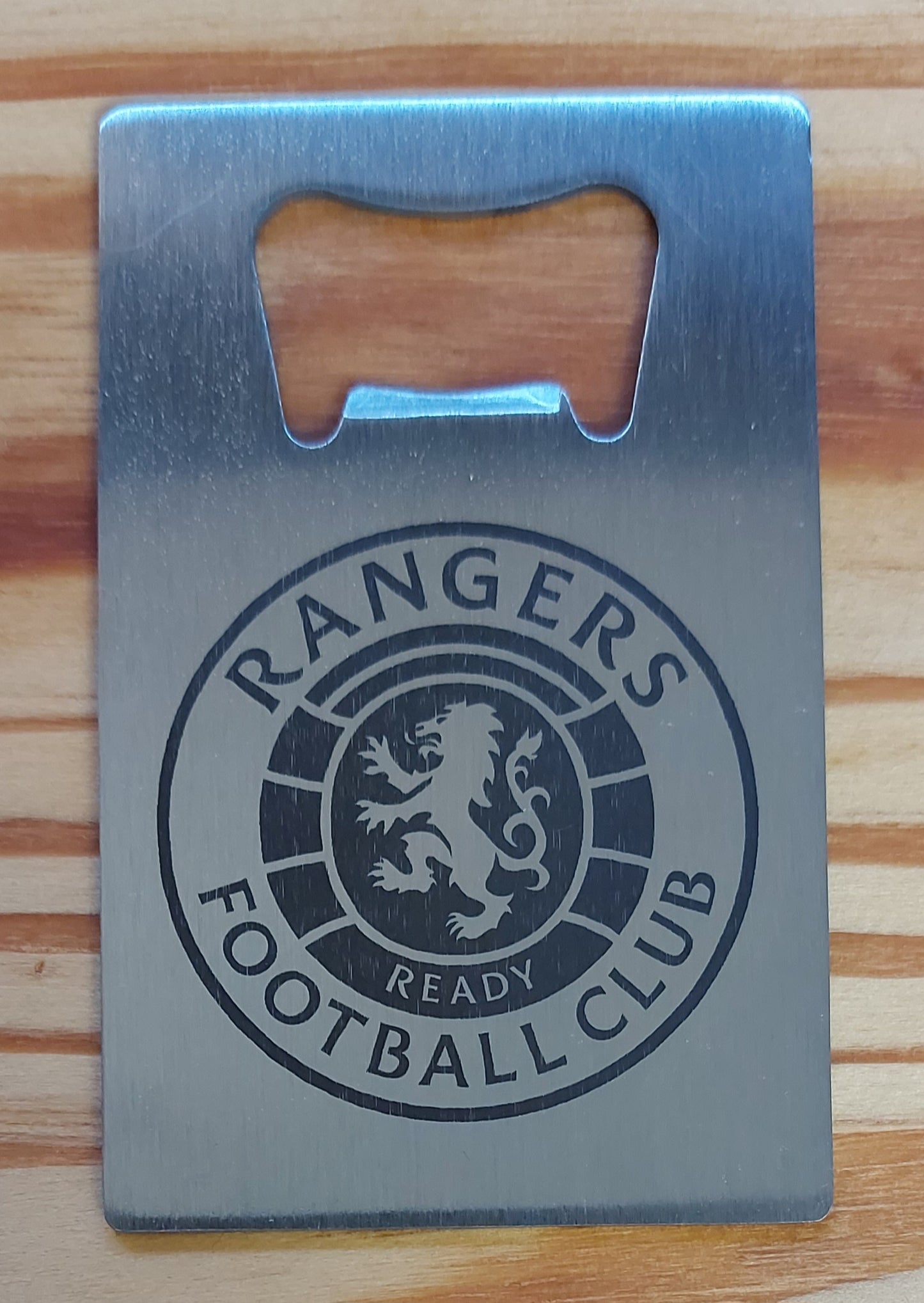 Laser Engraved Credit Card Sized Bottle Opener