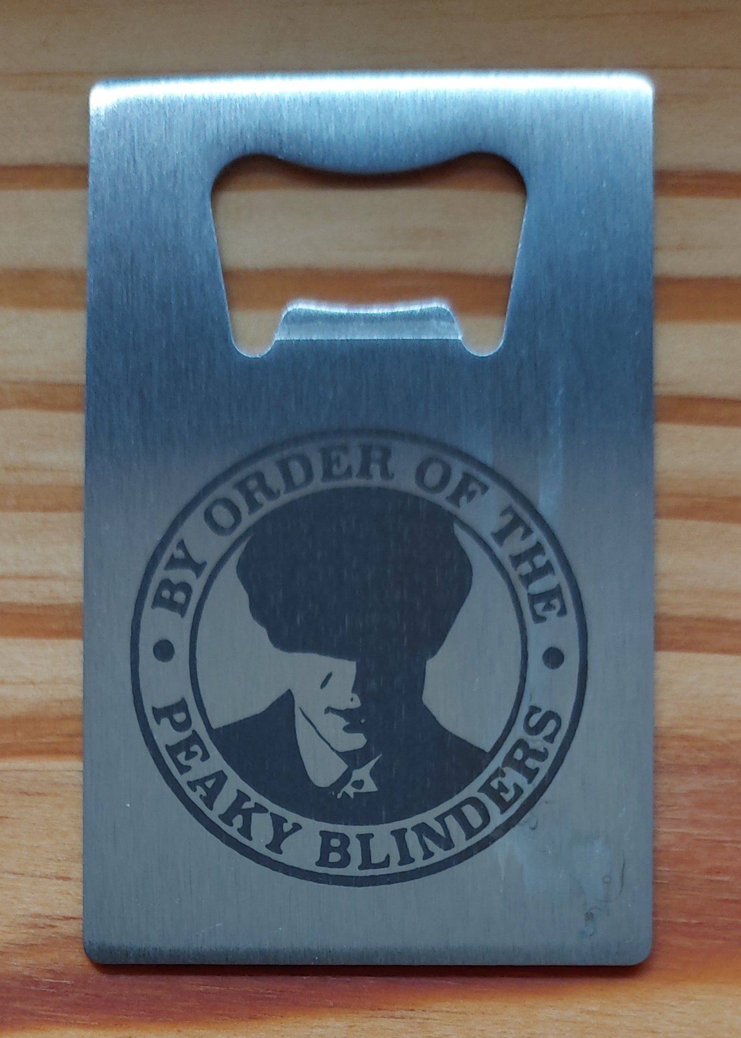 Laser Engraved Credit Card Sized Bottle Opener