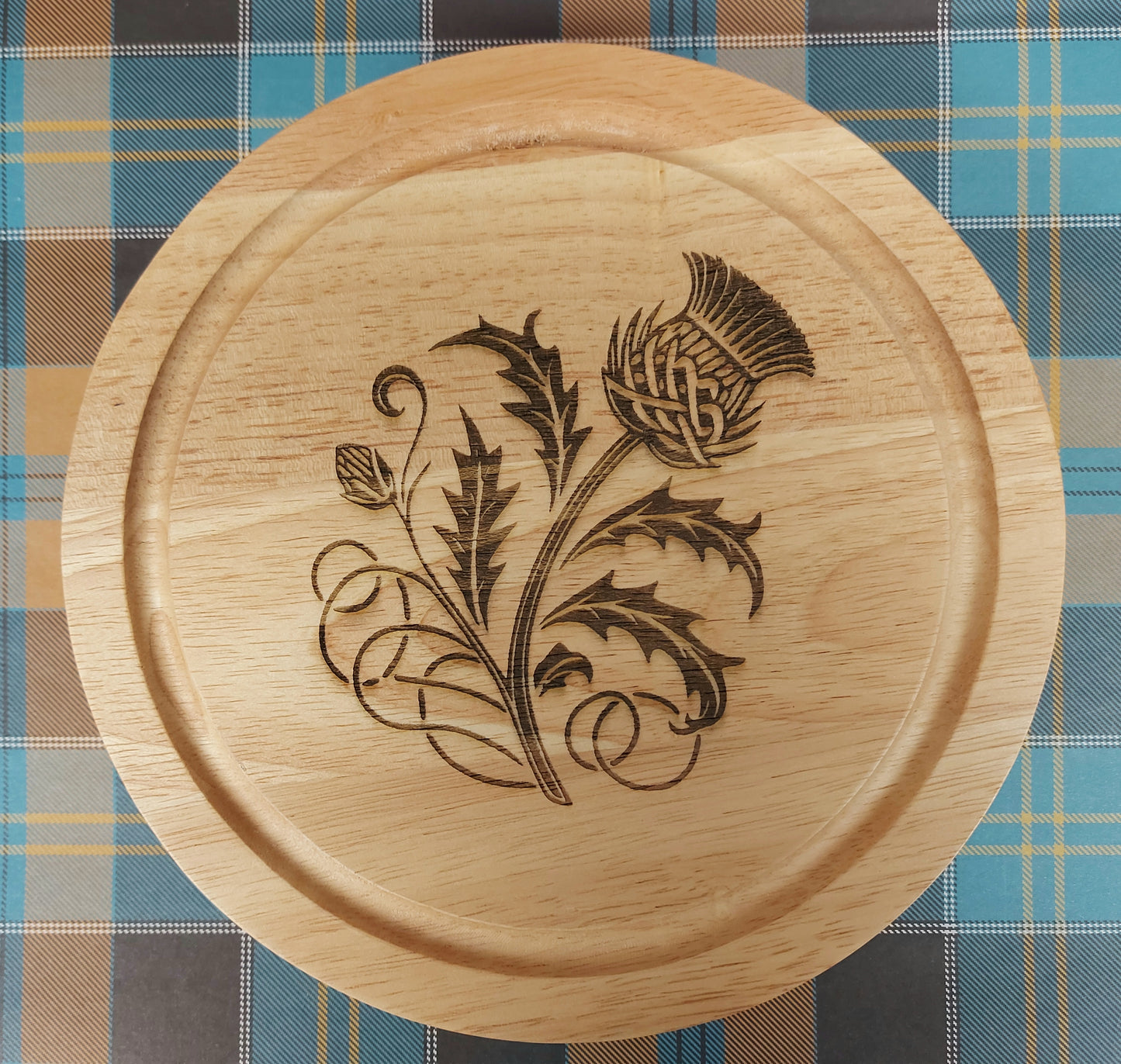 Cheese Board with Knives – Laser Engraved Design