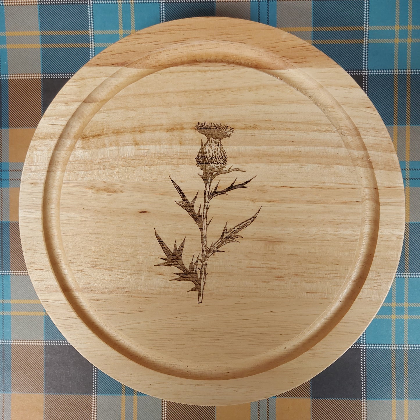 Cheese Board with Knives – Laser Engraved Design