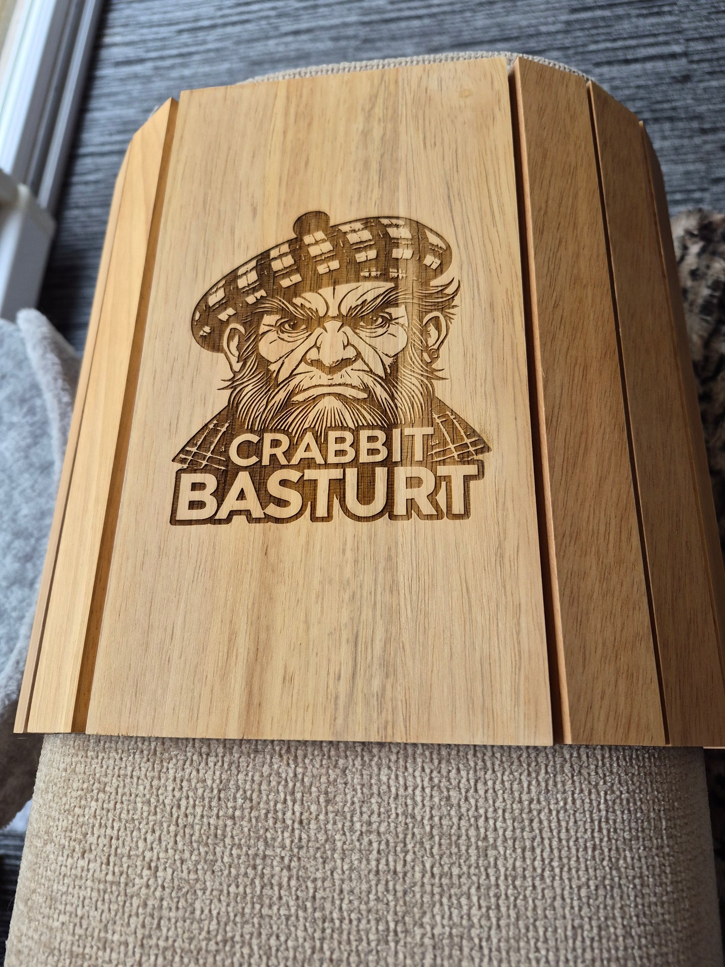 Fantastic Laser Engraved Sofa Arm Trays!
