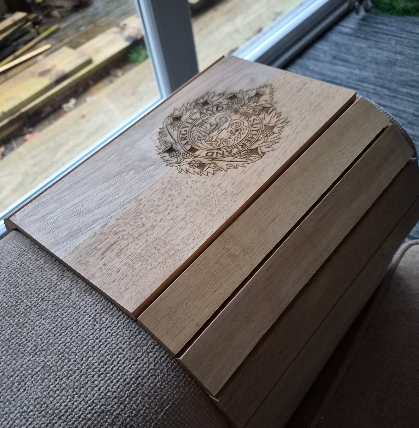 Fantastic Laser Engraved Sofa Arm Trays!