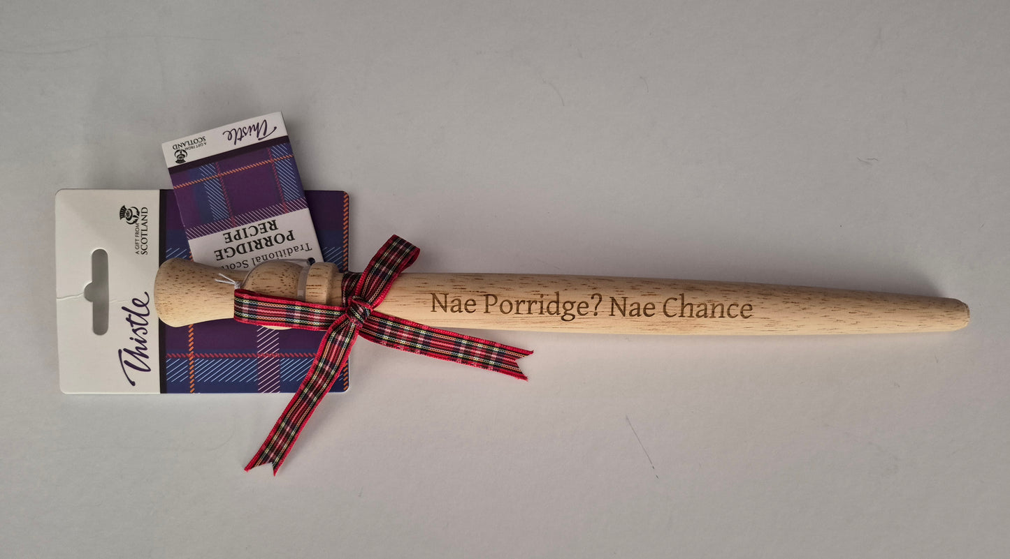 Laser Engraved Porridge Spurtles