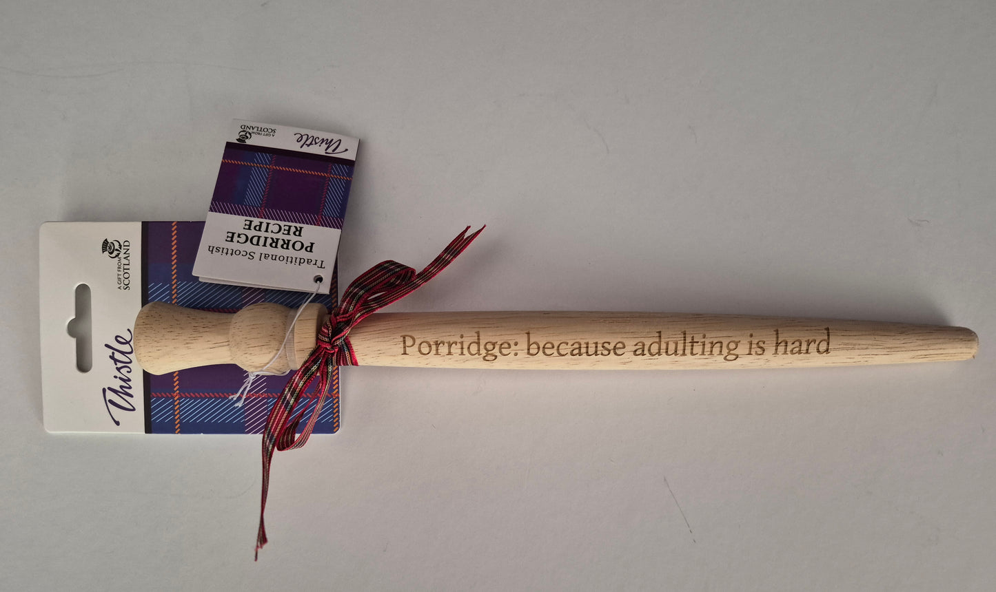 Laser Engraved Porridge Spurtles