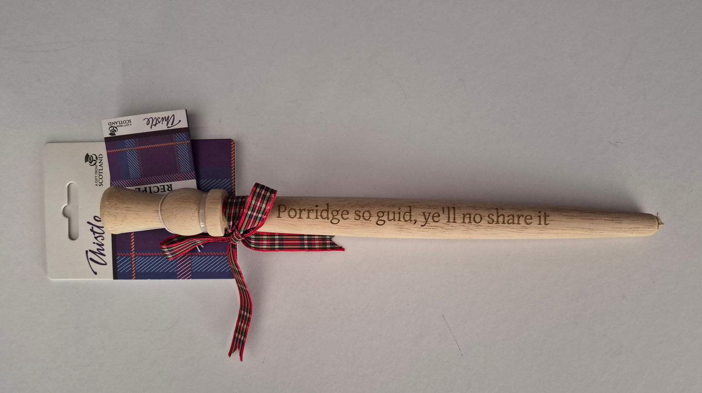 Laser Engraved Porridge Spurtles