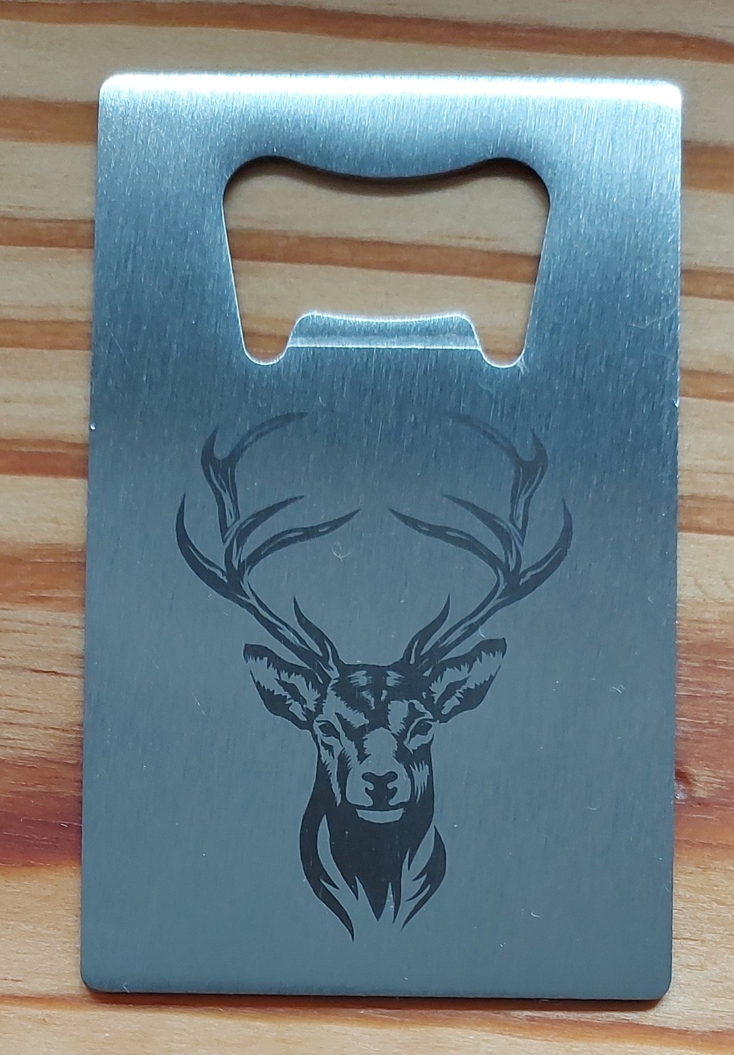 Laser Engraved Credit Card Sized Bottle Opener